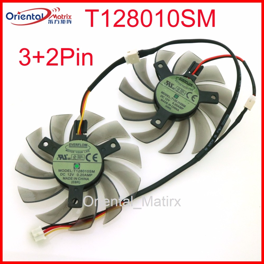 Cpu Fan - Free Shipping T128010SM 75mm DC12V 0.20A