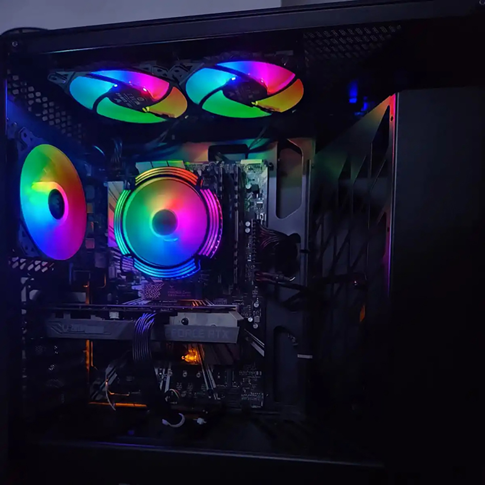 4 Heat Pipes RGB CPU Cooler 4P - Cpu Heatsink 评论和价格