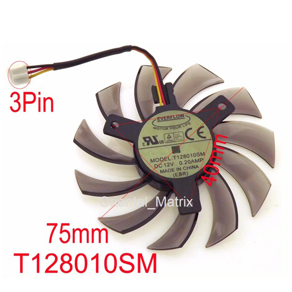 Free Shipping T128010SM 75mm D - Cpu Fan 评论和价格