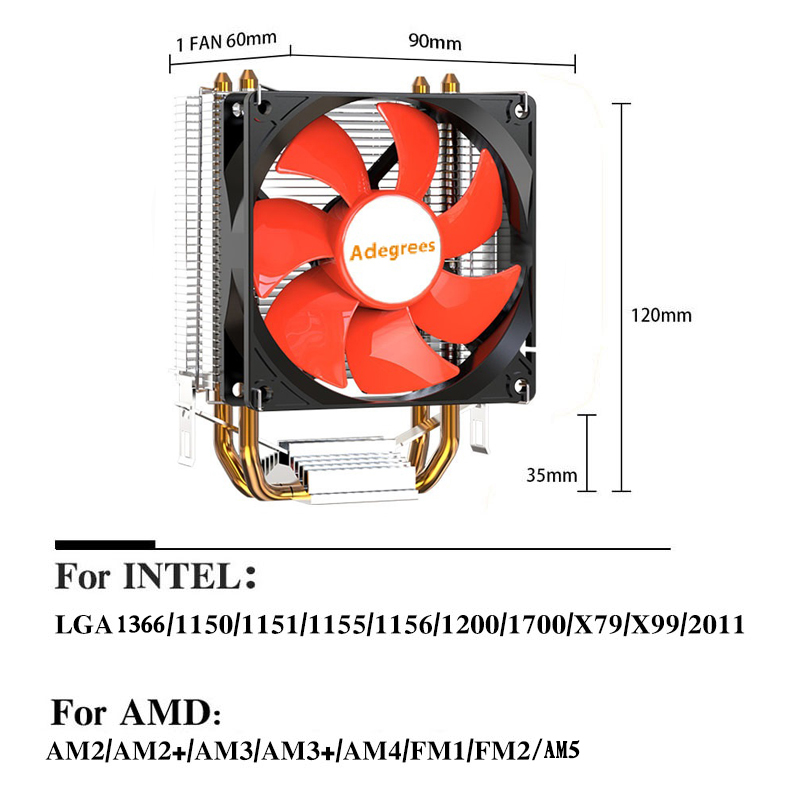 X99 CPU Air Cooler Quiet Proce - Air Cooler Cpu 评论和价格