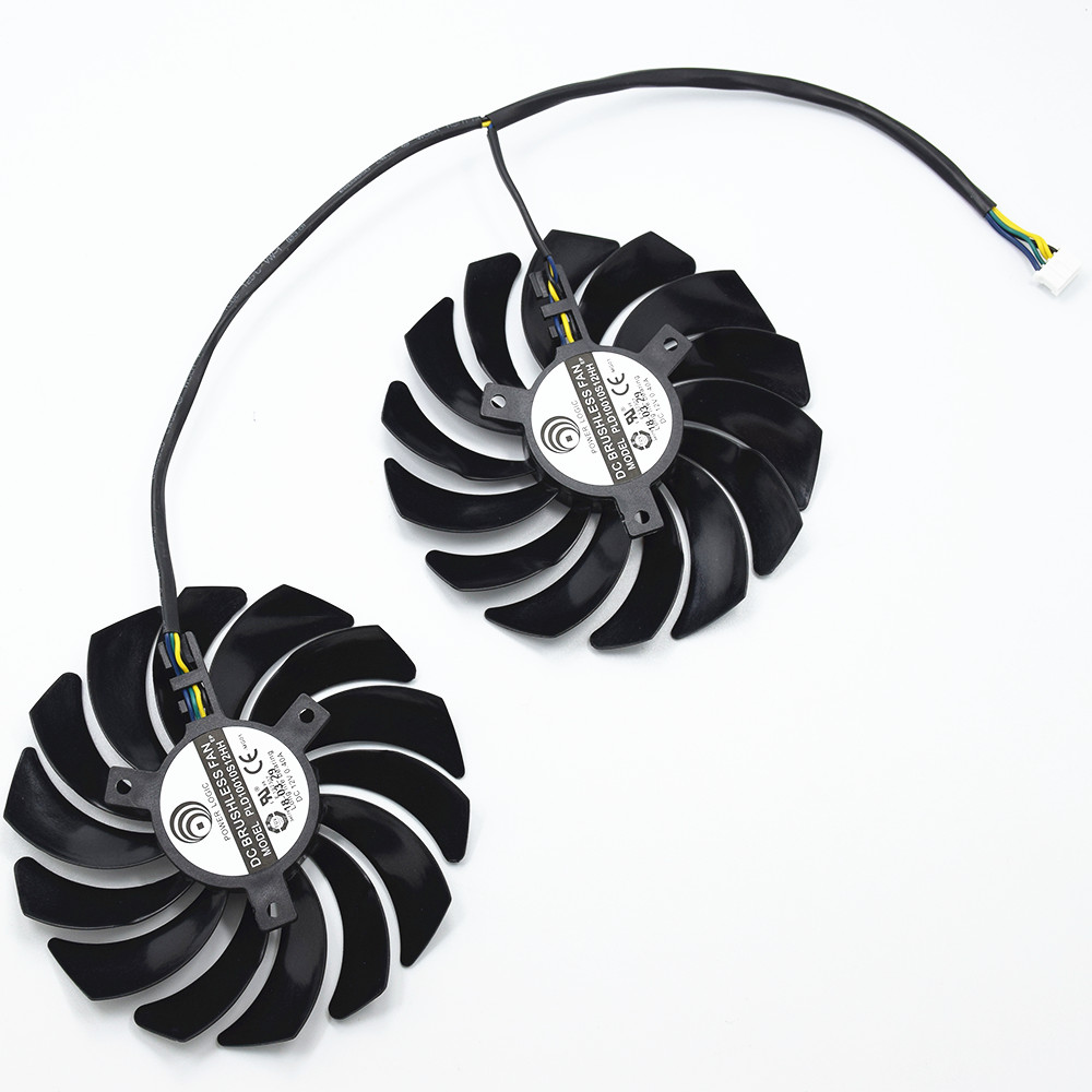 2Pcs 95mm PLD10010S12HH Video  - Cpu Fan 评论和价格