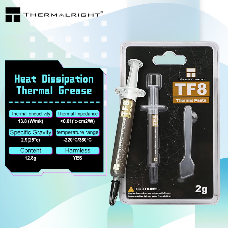 Thermalright TF8 2g/5.8g/12.8g - Thermal Paste 评论和价格