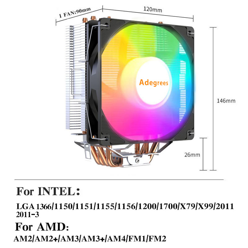 X99 Tower CPU Cooler 4 Heatpip - Cpu Heatsink 评论和价格