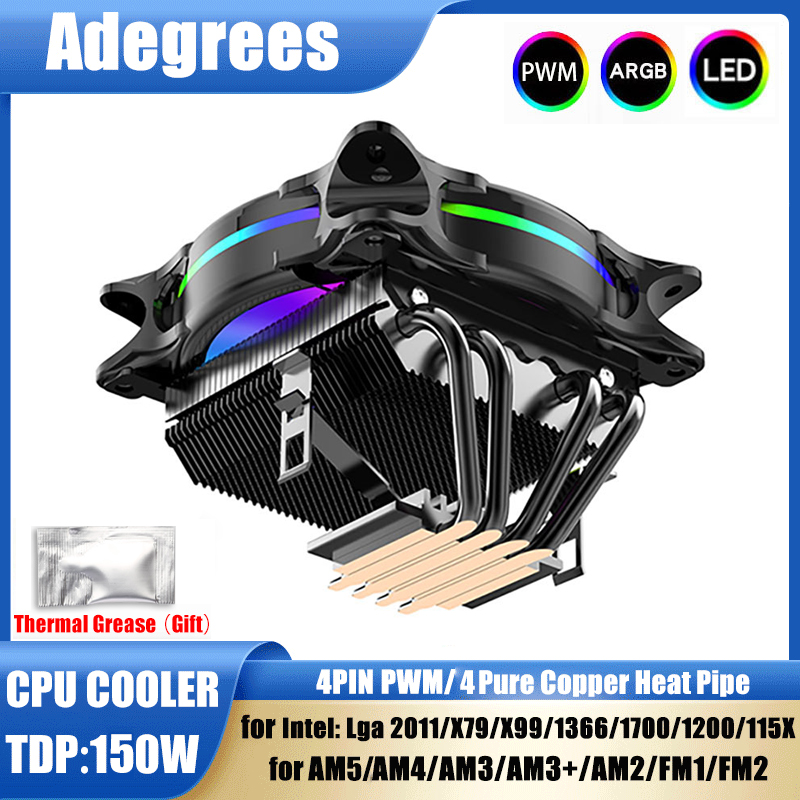 X99 CPU Air Cooler 3Pin/4Pin A - Cpu Heatsink 评论和价格