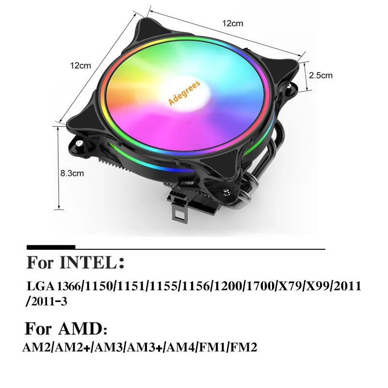 X99 CPU Air Cooler 3Pin/4Pin A - Cpu Heatsink 评论和价格