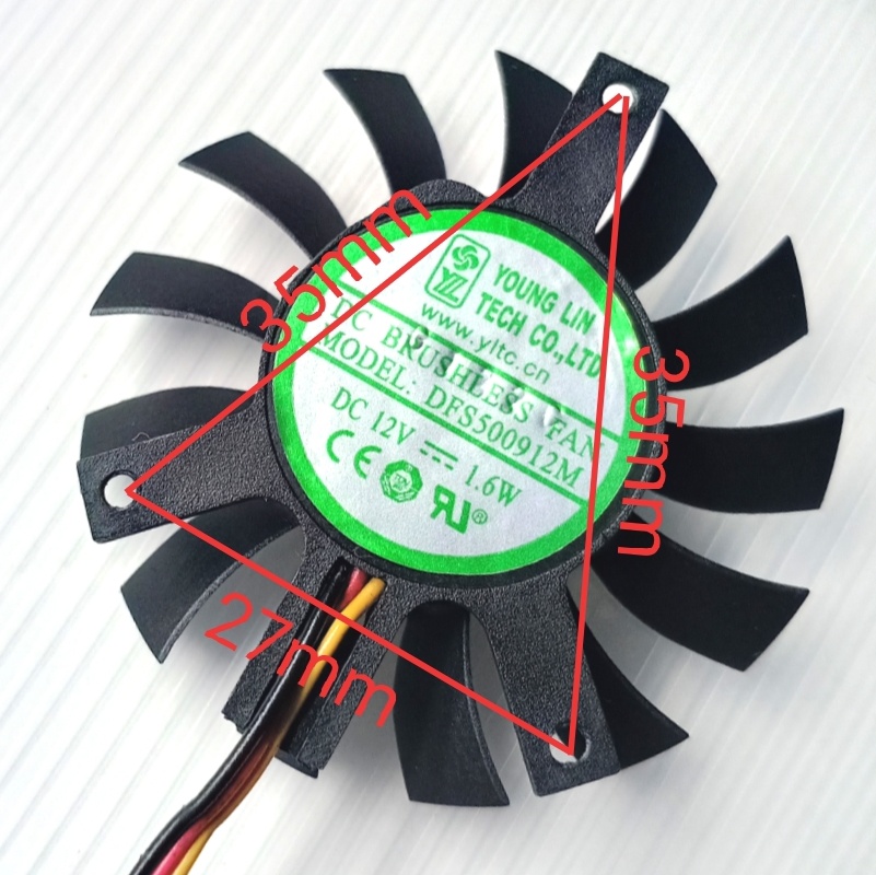 1PC New for DFS500912L DFS5009 - Cpu Fan 评论和价格