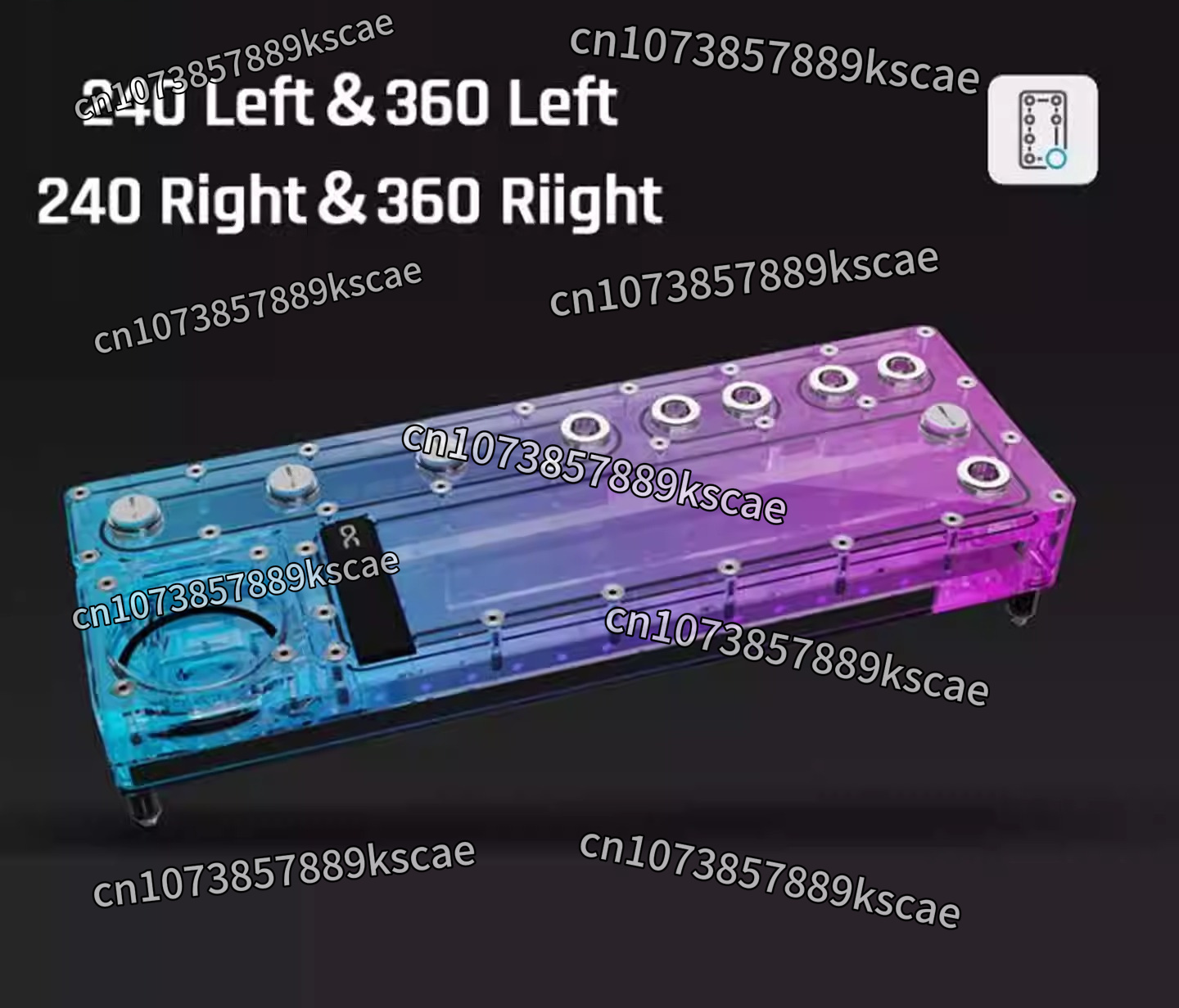 Alphacool Core Distro Plate 24 - Integrated Pump Reservoir Distro Plate 评论和价格